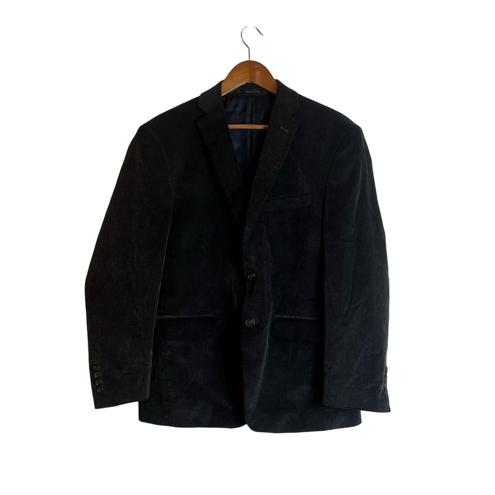 Chaps‎ dark brown grey corduroy blazer. Size 40S
